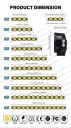 HEADLIGHT WORKING 270 W 85 CM LED BAR HALOGEN KIT 8 PIECES  photo 11