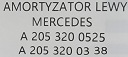 NEUF AMORTISSEUR GAUCHE AVANT MERCEDES C W205 AIRMATIC A2053200338photo 9