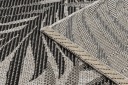 КОВЕР СТРУННЫЙ 120x170 LEAVES серый бежевый DEV901