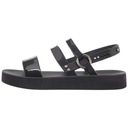 Topánky Sandále na leto Dámske Zaxy LL285008 Black Čierne Vrchný materiál guma