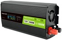 АВТОМОБИЛЬНЫЙ ПРЕОБРАЗОВАТЕЛЬ НАПРЯЖЕНИЯ LCD 12V 500/1000W SINUS GREEN CELL