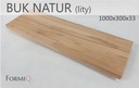 Stopnie buk natur lite 1000x300x33