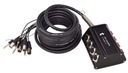 Многожильный кабель XLR Jack, 10 м, многопарный кабель Stagebox