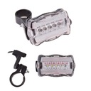 ВЕЛОСИПЕДНЫЙ ПЕРЕДНИЙ ФОНАРЬ, БЕЛЫЙ, МОЩНЫЙ, 5 СВЕТОДИОДОВ, 7 РЕЖИМОВ