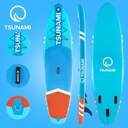 TSUNAMI SUP BOARD НАДУВАННАЯ ДОСКА ДЛЯ ВЕСЛА ВЕСЛО ДЛЯ ПЛАВАНИЯ КАЯК 320 СМ