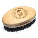 Dr K Soap Beard Brush - mały WŁOSKI kartacz do brody szczotka Z DZIKA 9 cm Marka Dr K Soap Company