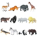 Realistická mini súprava figúrok zvieratiek 12 kusov Typ nešpecifikovaný