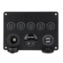 ПАНЕЛЬ ПЕРЕКЛЮЧАТЕЛІ 12-24V USB ПЕРЕКЛЮЧАТЕЛІ ВИМИКАЧ  (18491718271) фото min 9