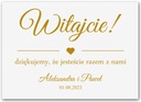Приветственная доска на свадьбу Добро пожаловать Имя Дата 70х50см