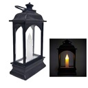 ДЕКОРАТИВНЫЙ ФОНАРЬ, СВЕЧА СВЕТОДИОДНАЯ, ЛАМПА ЧЕРНАЯ СВЕЧА