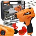 ПАЯЛЬНИК ТРАНСФОРМАТ.220ВТ ЧЕРНЫЙ ЧЕМОДАН LED TIN ЧЕРНЫЙ