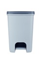 Odpadkový kôš plast Curver 40l sivý Ďalšie vlastnosti s vekom s pedálom