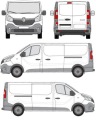 DRABINA NA ЗАДНІ ДВЕРІ NISSAN NV300 2016-2022 / PRIMASTAR II 2022- L2H1  (18387430813) фото min 15