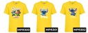 Koszulka Dziecięca 134-140 Stitch Żółta IMIĘ Wzo Kolor dodatkowy wielokolorowy
