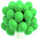 Зеленые БОЛЬШИЕ матовые шары на свадьбу в стиле бохо 20 шт.