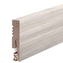 80x16mm LISTWA PRZYPODŁOGOWA MDF DEKORACYJNA COKÓŁ DĄB JASNY promień R2