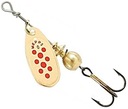 MEPPS COMET GOLD & RED DOTS Nr.0 / 2 gr THE ORYGINAL PACKED WORLD'S #1 LURE