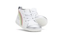 Detské topánky Bobux Alley-Oop White + Silver + Rainbow veľ.. 23 Dominujúca farba biela