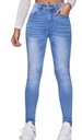 SHEIN SPODNIE JEANSOWE NIEBIESKIE RURKI 40/42 V3G