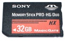 Pamäťová karta 32GB SONY MEMORY STICK PRO HG DUO Magic Gate