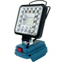 ФАРА ГАЛОГЕН WARSZTATOWY DO MAKITA 18V МО́ЩНЫЙ 2 PORTY USB СВЕТОДИОДНЫЕ МОЩНАЯ  фото 11