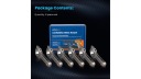 FORGÉ BIELLES AUDI VW GOLF R32 AUDI A3 3.2L VR6 24V BORE 84Mphoto 7