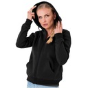 Женская толстовка с черным тепловым капюшоном #1