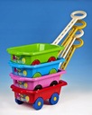 Vozík na hračky skladacia rukoväť pre záhradu a domácnosť Šírka produktu 28 cm