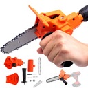 ПЕРЕХОДНИК ЦЕПНОЙ ПИЛЫ 4 ДЮЙМА ДЛЯ ДРЕЛ ИЛИ ОТВЕРТОК, НАКРЕПЛЕНИЕ С РУЧКОЙ