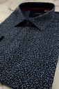 Шелковая мужская элегантная деловая рубашка C451