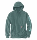 Mikina Carhartt Mid Sinature Sleeve Logo Sea Pine