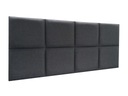 Čalúnený panel 70/55 rozmer stena sedák Výška nábytku 70 cm