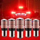 LED (СВІТЛОДІОД) 144 SMD 4014 P21/5W BAY15D CANBUS ЧЕРВОНА  (9706063228) фото min 7