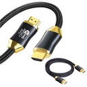 КАБЕЛЬ HDMI 2.1 СВЕРХСКОРОСТНОЙ ПРЕМИУМ-КАБЕЛЬ 8K 60 Гц 3 м ПРОЧНЫЙ 120 Гц