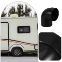 VERSATILE BLACK CORRUGATED WIRE AIR ABS DO VENTILATIONS HEATER CAR  photo 13