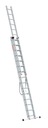Многофункциональная алюминиевая лестница 3х15 PRO, ПОЛЬСКИЙ товар + БЕСПЛАТНЫЙ крючок