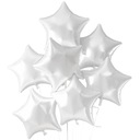 Воздушные шары на день рождения Набор фольгированных шаров 10шт Звезды На один год Крещение