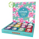 Чайный набор Lovare SPRING FLOWERS, идеальный подарок, 12 вкусов, 60 конвертов.