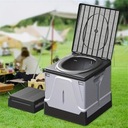 TOALETA TOURISTIQUE PRZENOSNA BIWAKOWA PLIANTE WC 25L 150KG CAMPINGphoto 7