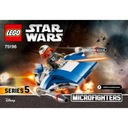 Руководство LEGO — A-Wing vs. TIE Глушитель 75196