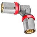 ZAPRASOWYWANE KOLANO RÓWNOPRZELOTOWE ZAPRAS PEX ALUPEX 20x20 MOSIĄDZ MOCNE