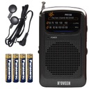 МАЛЕНЬКИЙ КАРМАННЫЙ РАДИО РАДИО НА БАТАРЕЯХ, НАУШНИКИ AM FM В КОМПЛЕКТЕ