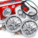 НАБОР ГАЛОГЕНОВ LA1026 Дорожные галогенные лампы H3 55 Вт 12 В + переключатель