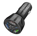 БЫСТРОЕ АВТОМОБИЛЬНОЕ ЗАРЯДНОЕ УСТРОЙСТВО 3x USB 3A QC3.0