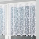 FIRANKA FIRANA ŻAKARDOWA ZAZDROSTKA 23058/70 BIAŁA ZE WZOREM PO CAŁOŚCI