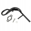 MUFFLER ENGINE 2-SUWOWEGO MOTORCYCLE 50CC 60CC 80CC EXHAUST BLACK  photo 15