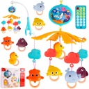 КАРУСЕЛЬ КАРУСЕЛЬ ДЛЯ кроватки с ТАЙМЕРОМ ПРОЕКТОРА МУЗЫКАЛЬНАЯ ШКАТУЛКА ДЛЯ РЕБЕНКА