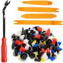 ZESTAW UNIWERSALNYCH SPINEK KOŁKÓW SAMOCHODOWYCH 100 SZT + ŚCIĄGACZE WYJMAK