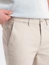 Spodnie męskie chino SLIM FIT kremowe V1 OM-PACP-0186 M Marka Ombre
