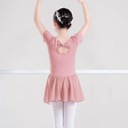 Sukienka Body Balet Taniec Brudny Róż 110/116 Rozmiar (new) 116 (111 - 116 cm)
